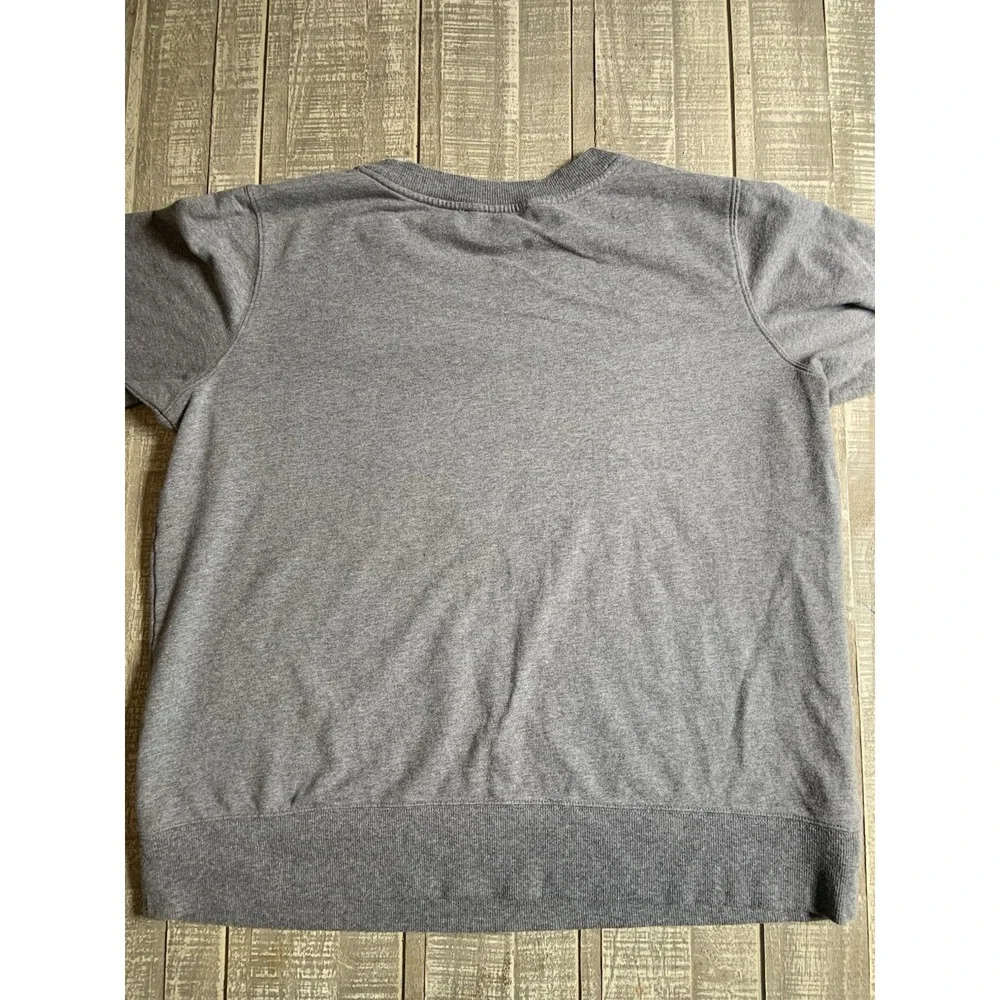 Michael Kors Women's Gray Camouflage Logo Pullover Sweatshirt Size L‎ Large